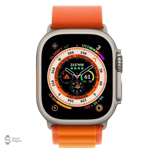 Bicolore, bracelet Alpine adapté à l'Apple Watch