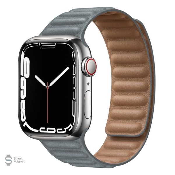 Bracelet magnétique en cuir pour Apple Watch
