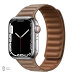 Accessoire cuir pour montre Apple avec boucle