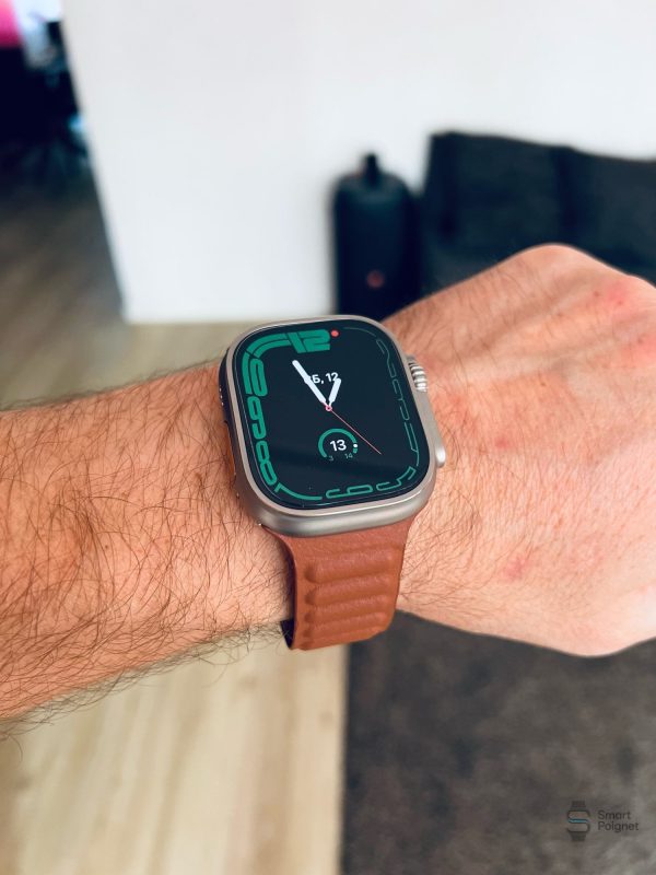 Boucle en cuir pour bracelet Apple Watch