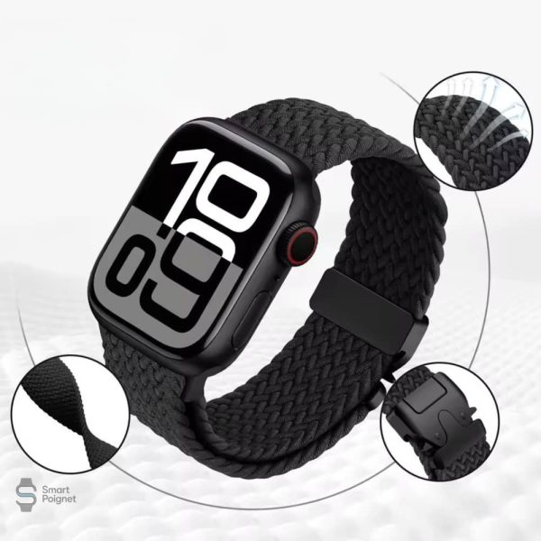 Bracelet tressé pour Apple Watch en nylon