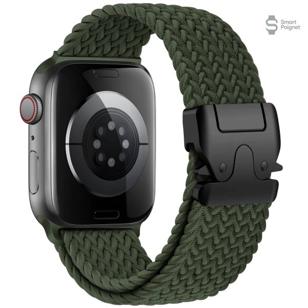 Bracelet Apple Watch Nylon Tressé Réglable - vue 3