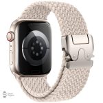 Élégant bracelet tressé pour montre connectée