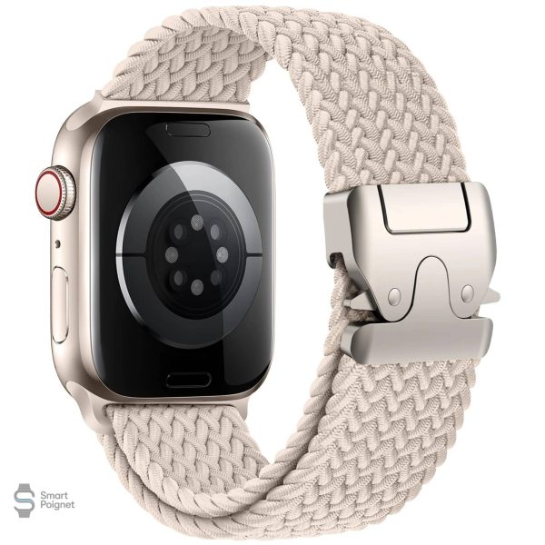 Élégant bracelet tressé pour montre connectée