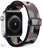 Accessoire multicolore pour Apple Watch, style scrunchie