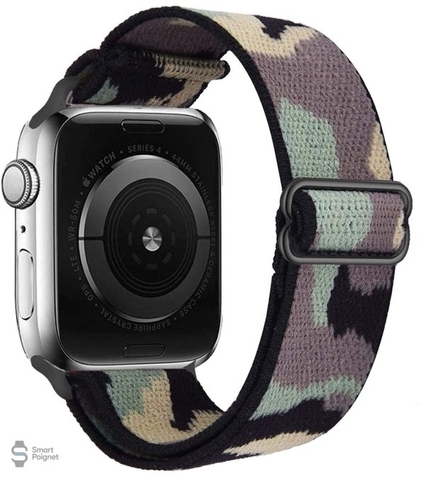 Accessoire multicolore pour Apple Watch, style scrunchie