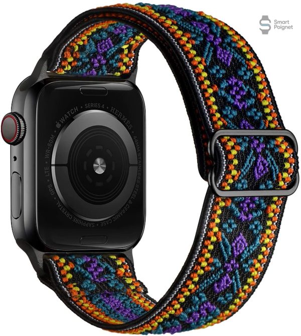 Bracelet pour Apple Watch, look moderne et coloré