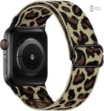 Bracelet Apple Watch en tissu multicolore