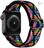 Bracelet élastique multicolore pour Apple Watch