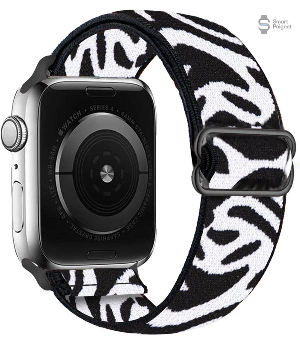 Bracelet pour Apple Watch, motif scrunchie unique
