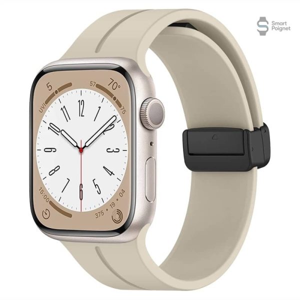 Bracelet silicone aimanté pour Apple Watch
