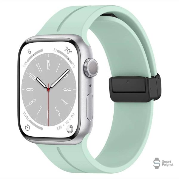 Bracelet en silicone pour montre Apple avec aimant