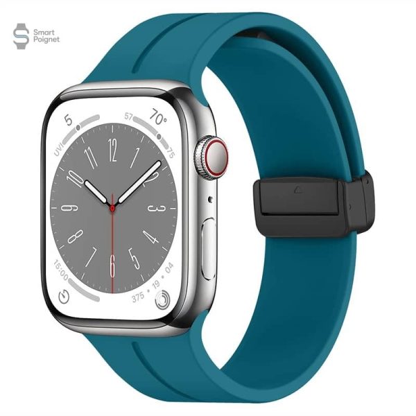 Bracelet Apple Watch en silicone à ajustement magnétique