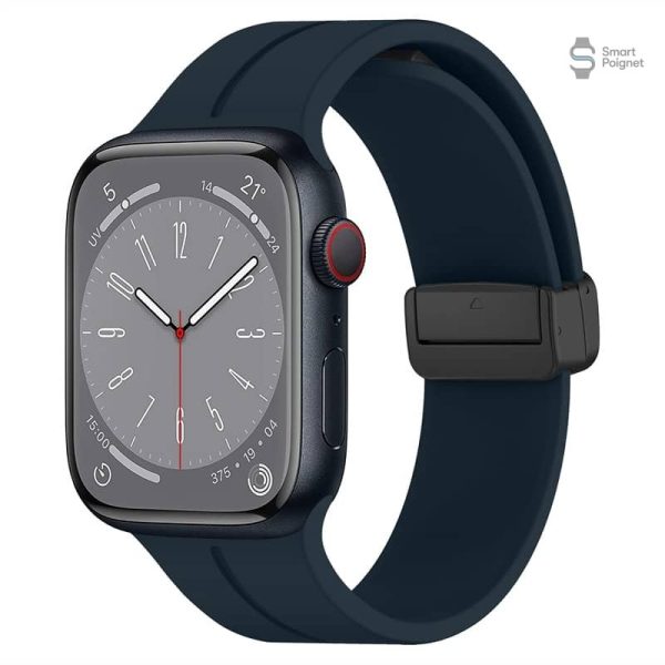 Bracelet en silicone pour Apple Watch, design moderne