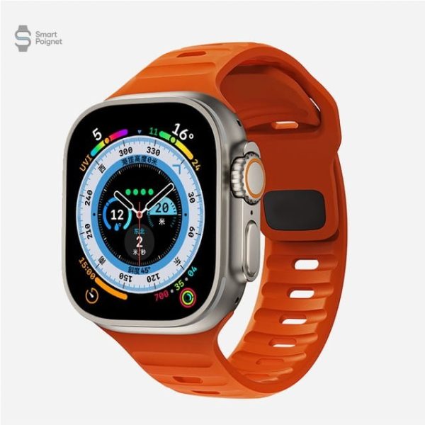 Bracelet silicone nautique pour Apple Watch