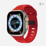 Accessoire coloré en silicone pour montre Apple