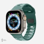 Bracelet Apple Watch en silicone, confort optimal