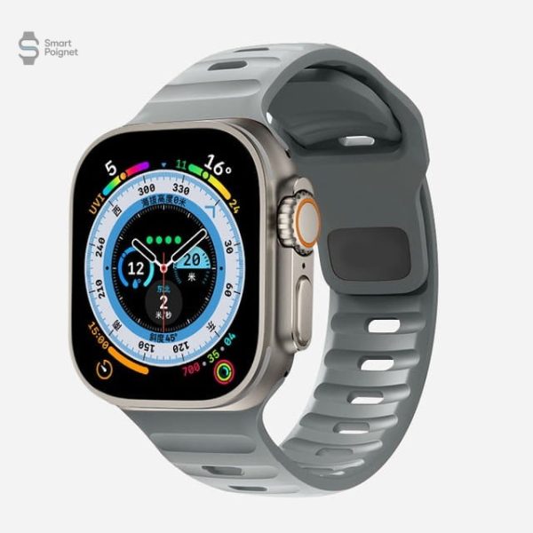 Bracelet silicone nautique pour Apple Watch - vue 2