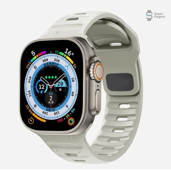 Bracelet silicone nautique pour Apple Watch - vue 5