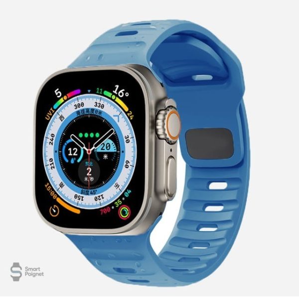 Bracelet silicone nautique pour Apple Watch - vue 6