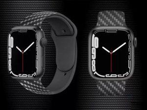 Accessoire Apple Watch en carbone léger