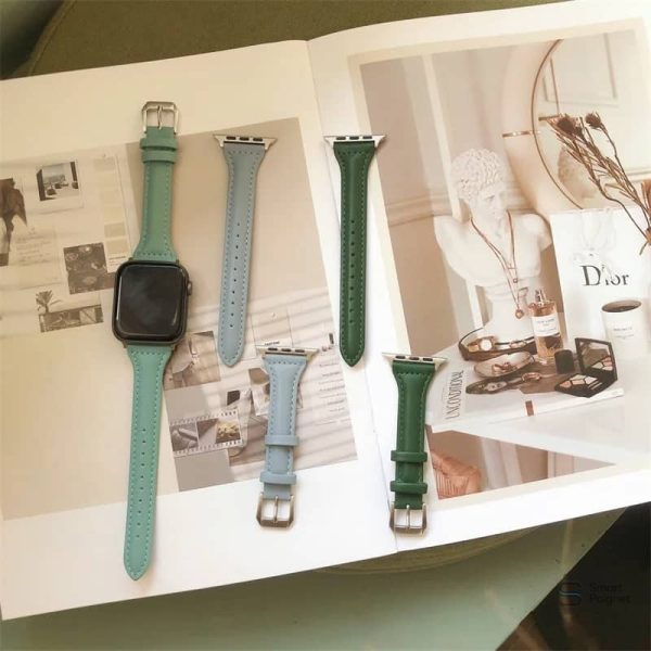 Bracelet cuir Apple Watch chic