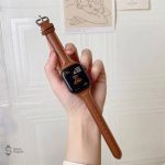 Bracelet cuir Apple Watch design moderne