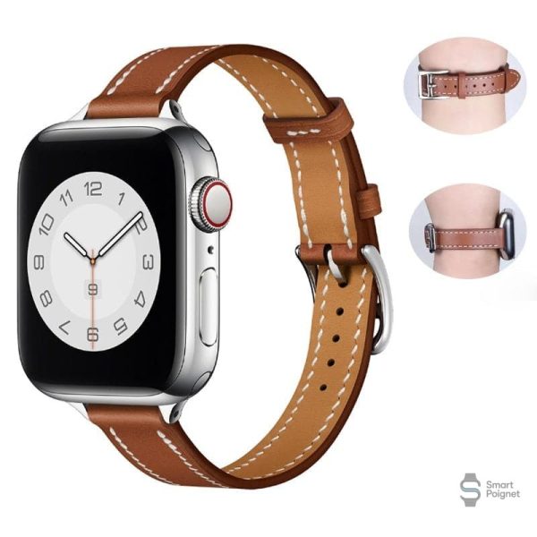 Bracelet en cuir élégant pour Apple Watch