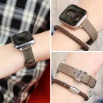 Accessoire en cuir pour montre Apple