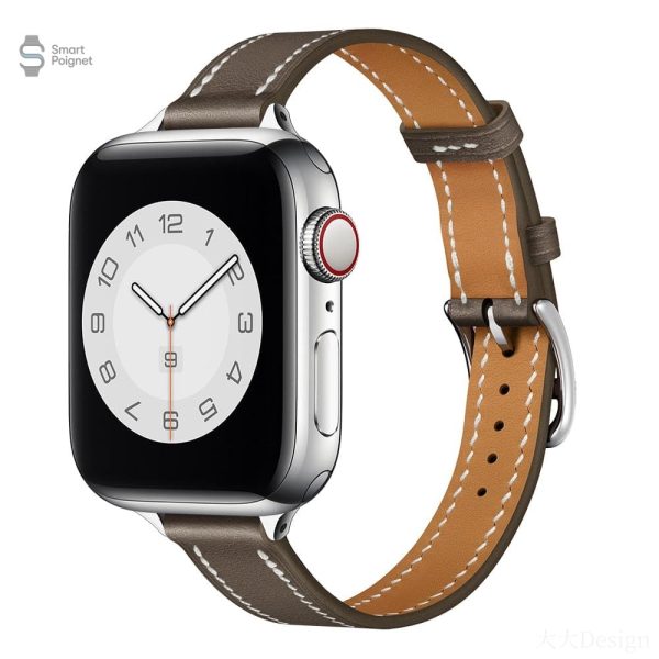 Bracelet affiné en cuir pour Apple Watch