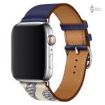 Bracelet Apple Watch, cuir avec motifs uniques