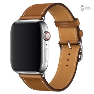 Bracelet Apple Watch cuir classique uni