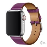 Bracelet élégant pour Apple Watch, en cuir