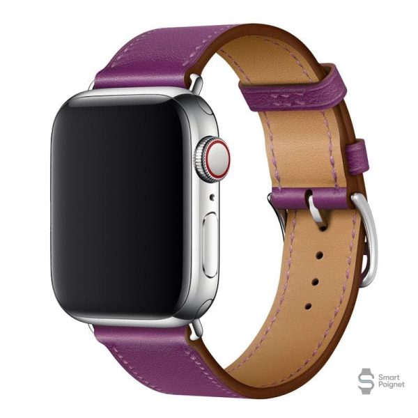 Bracelet élégant pour Apple Watch, en cuir