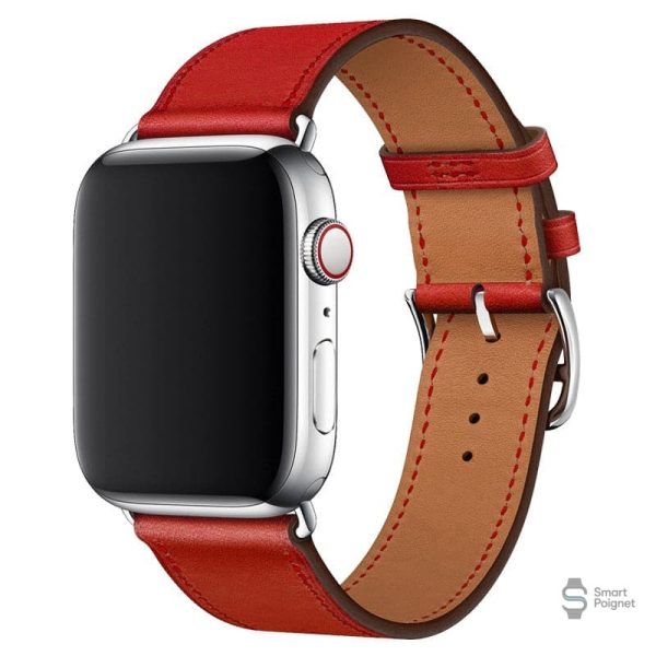 Cuir classique, bracelet pour montre connectée