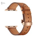 Bracelet Apple Watch en cuir, parfait pour un usage quotidien