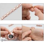 Bracelet scintillant pour Apple Watch moderne