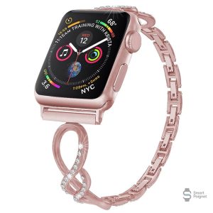 Bracelet diamanté en spirale pour Apple Watch