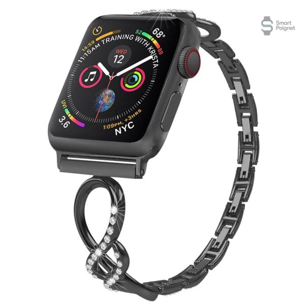 Bracelet tendance pour Apple Watch, effet scintillant