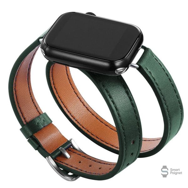 Bracelet en cuir souple pour Apple Watch