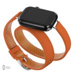 Bracelet Apple Watch, style en cuir double