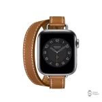 Bracelet en cuir pour Apple Watch, design double