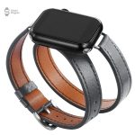 Bracelet double en cuir pour Apple Watch - vue 2