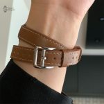 Bracelet Apple Watch, design en cuir stylé