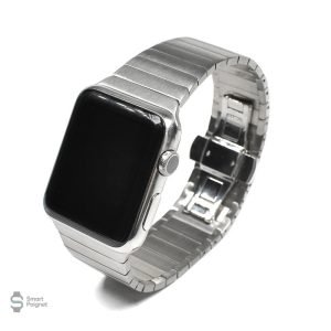 Bracelet en acier pour montre connectée Apple