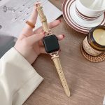Bracelet Apple Watch en cuir avec design sophistiqué