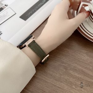 Bracelet Apple Watch en cuir élégant et raffiné