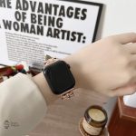 Bracelet de luxe pour Apple Watch en cuir