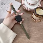 Bracelet stylé pour montre Apple en cuir