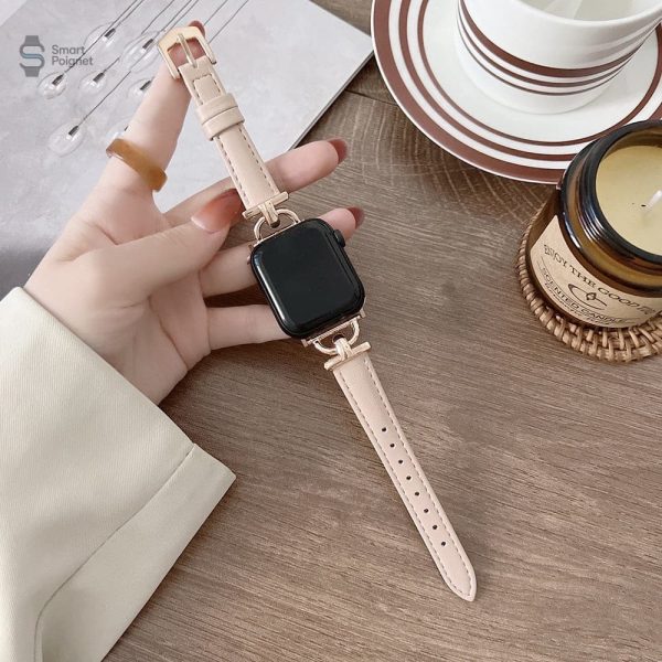 Bracelet Apple Watch en cuir de qualité supérieure